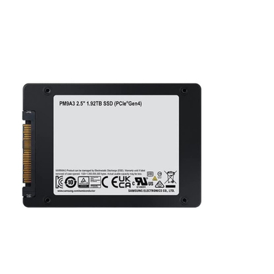 PM9A3 Samsung सॉलिड स्टेट ड्राइव SSD 2.5 U.2 NVME GEN 4 1.92TB