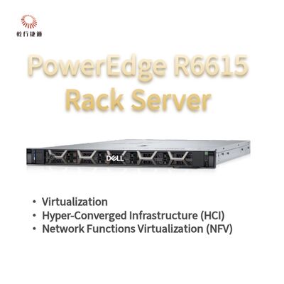 Dell PowerEdge R6615 1U रैक सर्वर 128 मेमोरी और डायरेक्ट लिक्विड कूलिंग के साथ