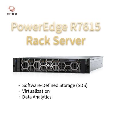 Dell PowerEdge R7615 2U सर्वर 128 कोर के साथ रैक सर्वर,कस्टम स्टोरेज सर्वर,दो-तरफा सर्वर