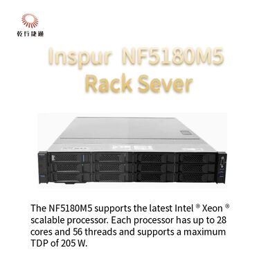 Inspur NF5180M5 A 1U रैक स्टोरेज सर्वर सीमलेस कंप्यूट डेंसिटी