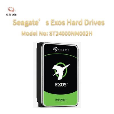 सीगेट एक्सोस एंटरप्राइज हार्ड ड्राइव EXOS 24TB मॉडल संख्याः ST24000NM002H