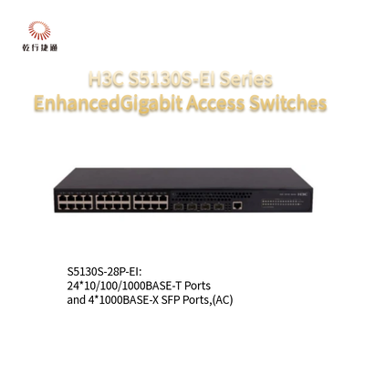 H3C S5130S-EI Series  S5130S-28P-EI-H1  Enhanced Gigabit Access Switches