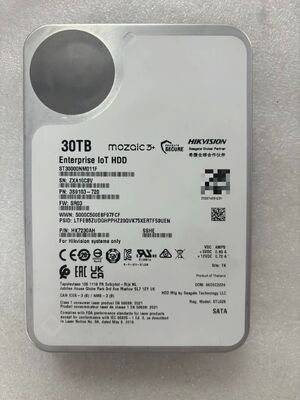 सीगेट एक्सोस एंटरप्राइज हार्ड ड्राइव EXOS 28TB मॉडल संख्याः ST30000NM011F