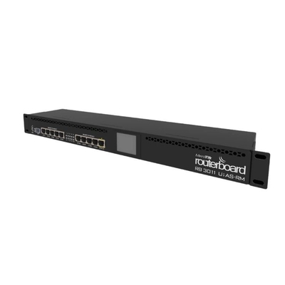 RB3011UiAS-RM 1GB RAM डाटाकॉम PoE को पोर्ट 10 2x1.4GHz CPU पर स्विच करता है