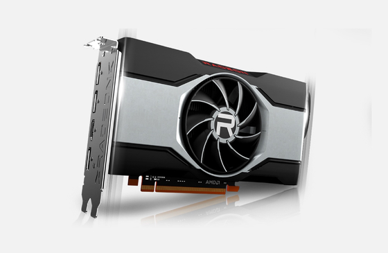 AMD Radeon RX 6400 Geforce ग्राफिक कार्ड 16 Gbps 64 बिट AMD RX 6000 सीरीज