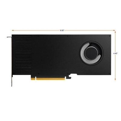 NVIDIA RTX A4000 रे ट्रेसिंग ग्राफ़िक्स कार्ड 16GB GDDR6 256 बिट 448GB/S सिंगल स्लॉट GPU