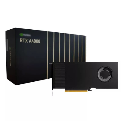NVIDIA RTX A4000 रे ट्रेसिंग ग्राफ़िक्स कार्ड 16GB GDDR6 256 बिट 448GB/S सिंगल स्लॉट GPU