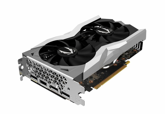 14Gbps 6GB Geforce ग्राफिक कार्ड ZOTAC GAMING GeForce RTX 2060 ट्विन फैन