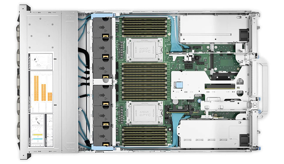 अत्यधिक अनुकूलनीय DDR4 Poweredge R7525 रैक सर्वर