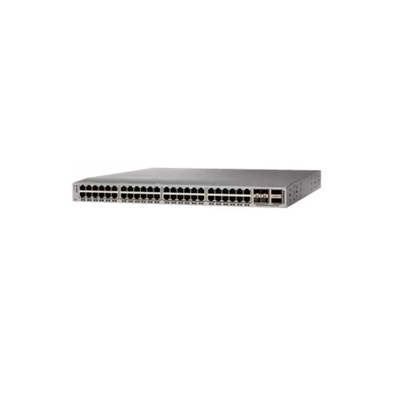 1RU सिस्को नेटवर्क स्विच N9K-C92348GC-X क्लाउड कंप्यूटिंग स्थानीय स्विचिंग बिग डेटा क्लाइंट 4 कोर सीपीयू