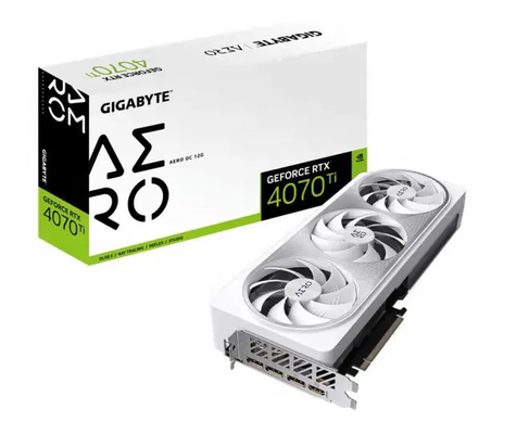 रैंड न्यू NVIDIA GeForce RTX 4070 TIAERO OC 12G GPU डेस्कटॉप पीसीआई एक्सप्रेस इंटरफेस एचडी डीपी डिस्प्लेपोर्ट आउटपुट 8GB वीडियो मेमो