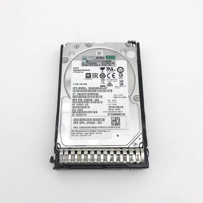 मूल 881457-B21 HPE 2.4TB SAS 12G Enterprise 10K SFF SC 512e DS HDD 881507-001 HPE सर्वर G8/G9/G10 के लिए