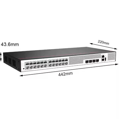 S5735S-L24T4X-A1 24 10/100/1000BASE-T ईथरनेट पोर्ट 4 10 गीगाबिट SFP+ AC पावर सप्लाई एक्सेस स्विच