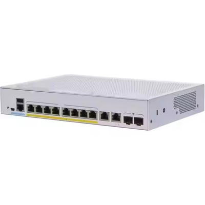 बिजनेस 350 सीरीज़ मैनेज्ड स्विच CBS350-8FP-E-2G-CN 10/100/1000 PoE+ पोर्ट 60W पावर बजट 8 गीगाबिट ईथरनेट 2 SFP पी