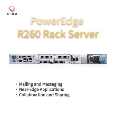 Dell PowerEdge R260 रैक स्टोरेज सर्वर, डेटा स्टोरेज सर्वर, कस्टम स्टोरेज सर्वर