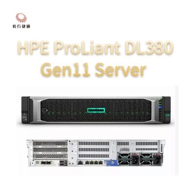 HPE ProLiant DL380 Gen11 रैक सर्वर, कस्टम स्टोरेज सर्वर, दो-तरफा सर्वर