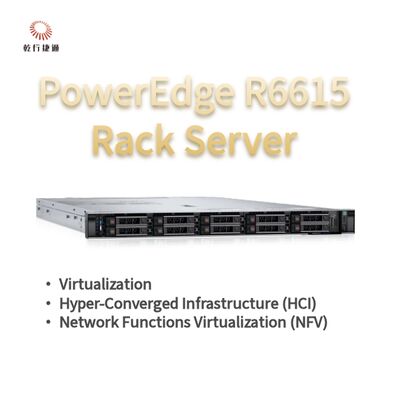 Dell PowerEdge R6615 1U रैक सर्वर 128 मेमोरी और डायरेक्ट लिक्विड कूलिंग के साथ