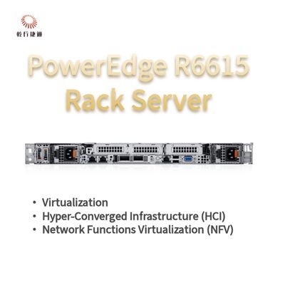 Dell PowerEdge R6615 1U रैक सर्वर 128 मेमोरी और डायरेक्ट लिक्विड कूलिंग के साथ