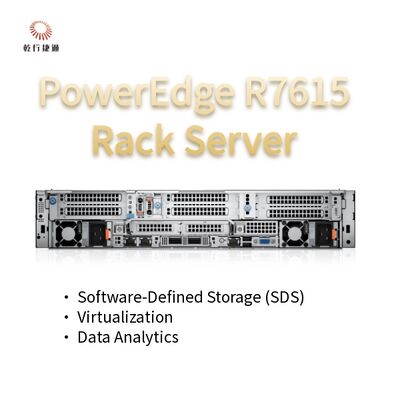 Dell PowerEdge R7615 2U सर्वर 128 कोर के साथ रैक सर्वर,कस्टम स्टोरेज सर्वर,दो-तरफा सर्वर