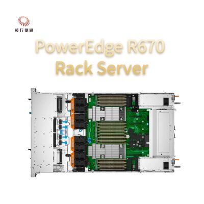  PowerEdge R670 1u Rack Server Factory Price Intel Xeon 6 processors