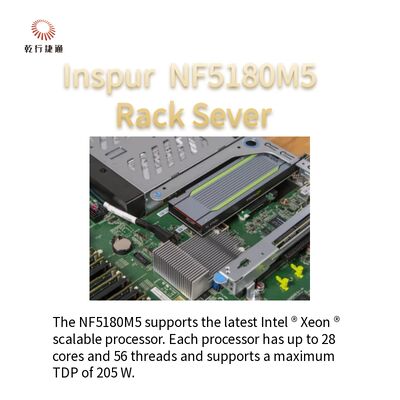 Inspur NF5180M5 A 1U रैक स्टोरेज सर्वर सीमलेस कंप्यूट डेंसिटी