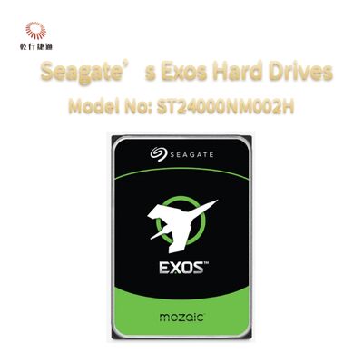 सीगेट एक्सोस एंटरप्राइज हार्ड ड्राइव EXOS 24TB मॉडल संख्याः ST24000NM002H