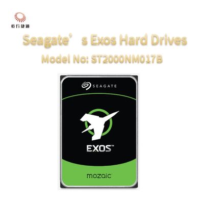 सीगेट एक्सोस एंटरप्राइज हार्ड ड्राइव EXOS 2TB मॉडल संख्याः ST2000NM017B