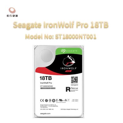 सीगेट आयरनवोल्फ प्रो 18TB मॉडल संख्याः ST18000NT001