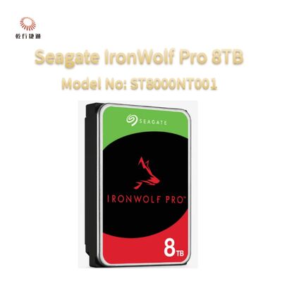सीगेट आयरनवोल्फ प्रो 8TB मॉडल संख्याः ST8000NT001