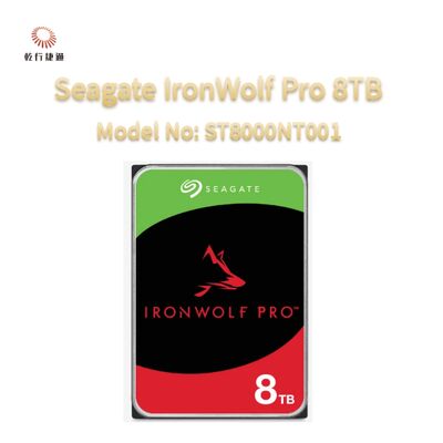 सीगेट आयरनवोल्फ प्रो 8TB मॉडल संख्याः ST8000NT001
