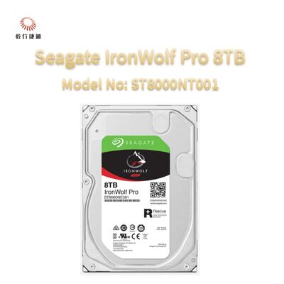 सीगेट आयरनवोल्फ प्रो 8TB मॉडल संख्याः ST8000NT001