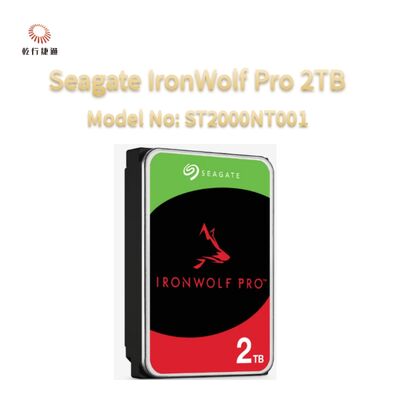 सीगेट आयरनवोल्फ प्रो 2TB मॉडल संख्याः ST2000NT001