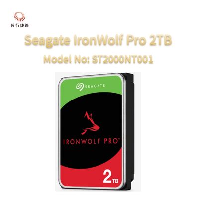 सीगेट आयरनवोल्फ प्रो 2TB मॉडल संख्याः ST2000NT001