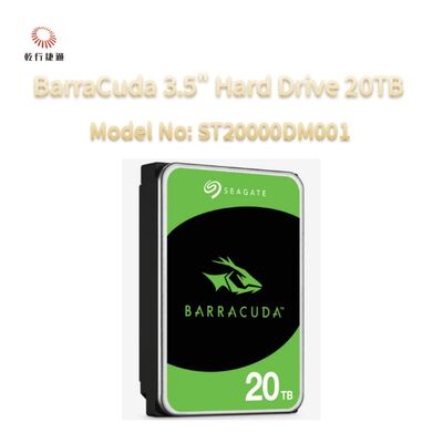 सीगेट बैरकूडा 3.5" हार्ड ड्राइव 20TB मॉडल नंबर: ST20000DM001