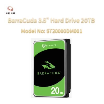 सीगेट बैरकूडा 3.5" हार्ड ड्राइव 20TB मॉडल नंबर: ST20000DM001