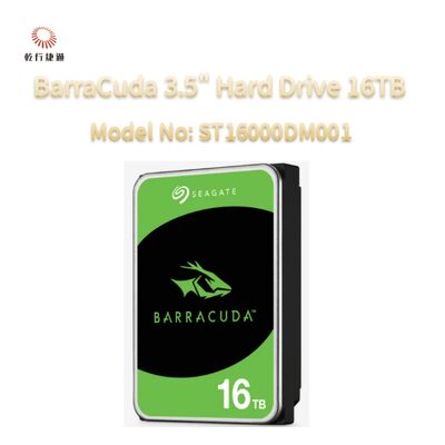 सीगेट बाराकुडा 3.5 "हार्ड ड्राइव 16TB मॉडल संख्याः ST16000DM001