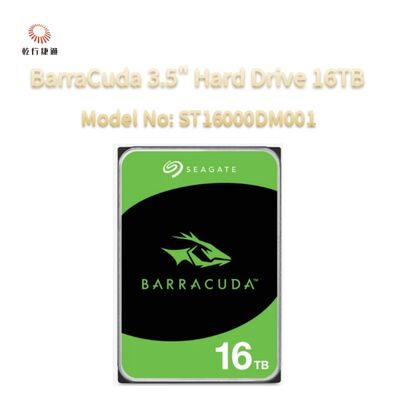 सीगेट बाराकुडा 3.5 "हार्ड ड्राइव 16TB मॉडल संख्याः ST16000DM001
