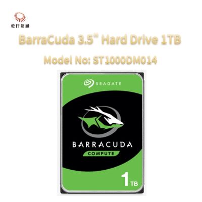 सीगेट बाराकुडा 3.5" हार्ड ड्राइव 1TB मॉडल संख्याः ST1000DM014
