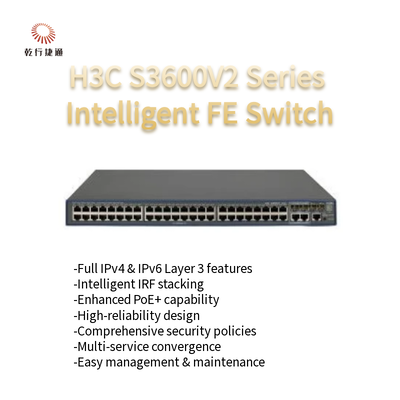 H3C S3600V2 सीरीज इंटेलिजेंट IRF फास्ट ईथरनेट स्विच S3600V2-52TP-SI