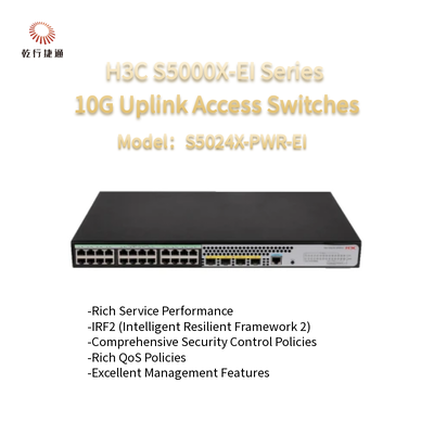 H3C S5000X-EI Series S5024X-PWR-EI  10G Uplink Access Switches