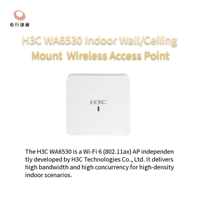 H3C WA6530 इनडोर दीवार/छत माउंट वाई-फाई 6 (802.11ax) वायरलेस एक्सेस प्वाइंट